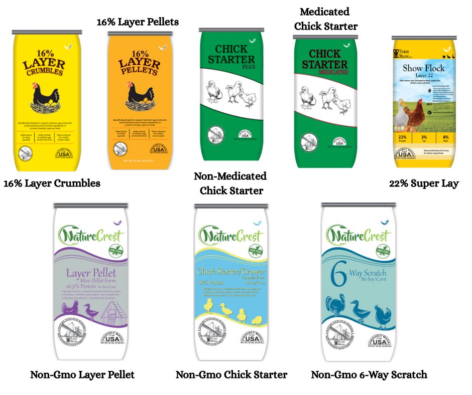16% Layer Crumbles Tucker Milling Poultry